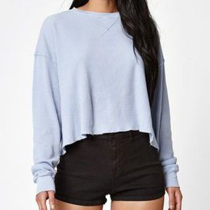 Brandy Melville John Galt Laila Thermal Blue Top